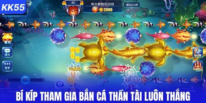 Bí kíp tham gia bắn cá Thần Tài luôn thắng từ KK55