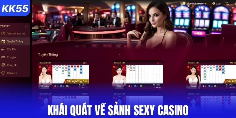 Khái quát về sảnh sexy casino